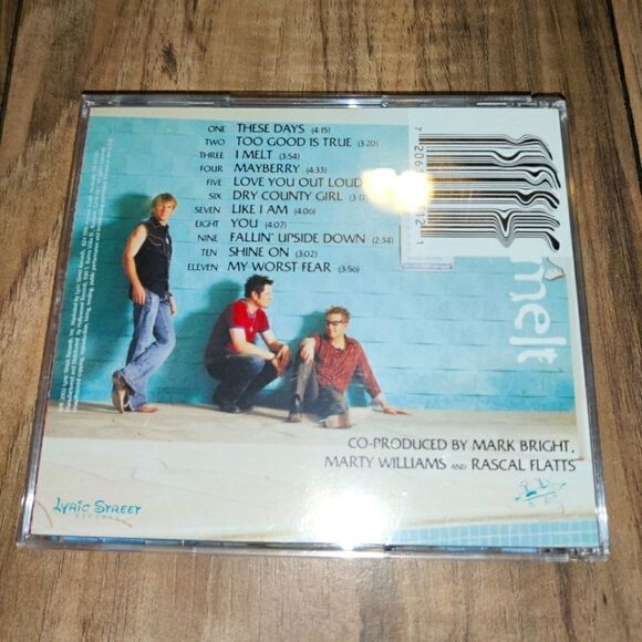 MELT by Rascal Flatts (CD, Jun-2000, Lyric Street). - Picture 3 of 4